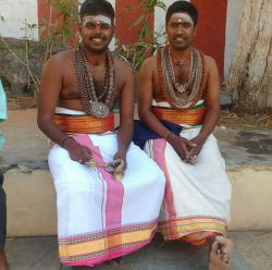 arjuna-vallabha:Shiva devotees, Tamil Nadu