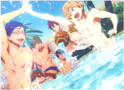 otp-tears:  I feel like we don’t talk about naked Rin and Makoto