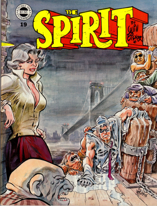 The Spirit No. 19 (Kitchen Sink Enterprises, 1978). Cover art by Will Eisner.From Oxfam in Nottingham.