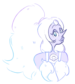 periwinklepony:  i’ve never drawn opal before! 