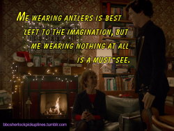 “Me wearing antlers is best left to the imagination, but