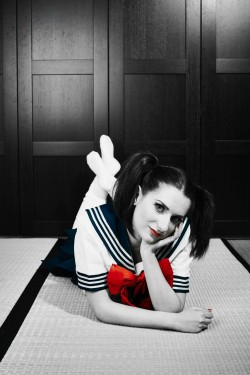 ladylynch:  My Japanese School Girl Shibari Session by Kirigami