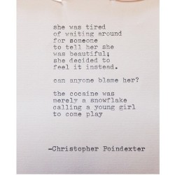 christopherpoindexter:  The Blooming of Madness poem #202 written