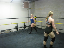 Kimber Lee vs Nevaeh http://nefemalewrestling.com/