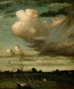 apoetreflects:  Painting: Elliott Daingerfield, Stormy Landscape,