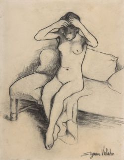 pintoras:  Suzanne Valadon (French, 1865 – 1938): Nude (via