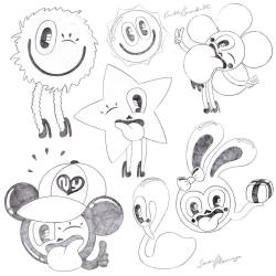 hattiestewart:  Some character sketches for a project that unfortunately