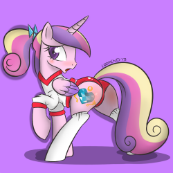 loopend:  “Love is in Bloomers” - Loop End Princess Cadence