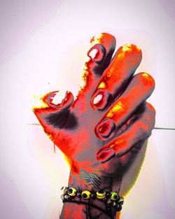 Zombie fist of god!!!!  #zombie #pepsi #vynl  #pizza #frenchfries