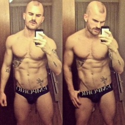 fiercexdie:  strongjaws:  No gluten no drinking! #workout#gym#fitness#maleform#muscles#abs#pecs#biceps#tattoos#guyswithtattoos#scruff#gay#movember#breifs#mustache#selfie#love