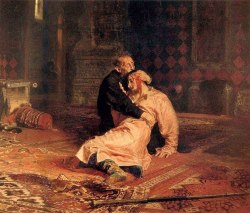 medoysa:  Ilya Repin Ivan the Terrible and his son 