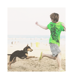 milk-tae:  Onew with puppy in Barcelona.   