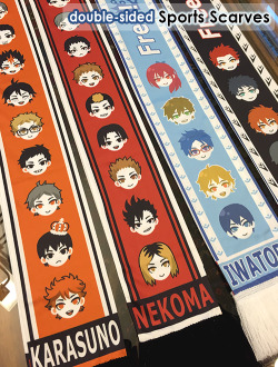 mojgon:New Haikyuu!! and Free! scarves are up in my store!☆☆♔ Available