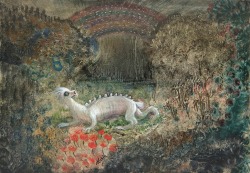 luminous-void:  Alfred Kubin, Mythical Animal, 1905 