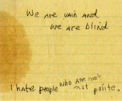 whereisthetown:David Byrne’s original hand/typewritten lyrics