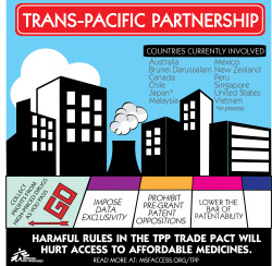 doctorswithoutborders:  As negotiations for the Trans-Pacific