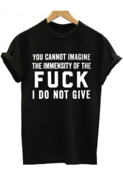 mamndaddy: Look At These Black Funny Letter/Print Tees! -Click