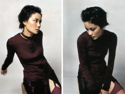 cotonblanc:  Faye Wong, Marie Claire Oct 1997 