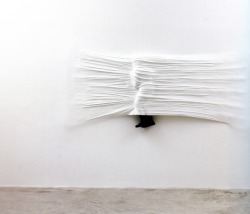 crossconnectmag:  Daniel Arsham plays around with paper, walls
