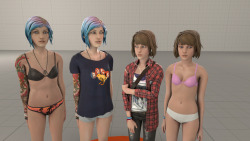 stealthclobber:  The Life is Strange models are coming together.