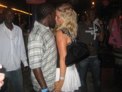 Interracial kissing