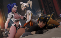 Pharmercymaker Pharah 2.0 model | MEGA folder  | Mercy model