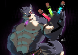 badtigerfrank:【Commission】For 祥狼Want to try some?