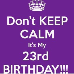 TURN THE FUCK UP !! It’s my 23rd BIRTHDAY ! #ChristmasBaby