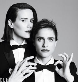 tvandfilm:  Sarah Paulson and Amanda Peet for Elle. 