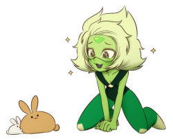 umeguru:  興味津々なペリちゃん   I need a bunny peri~