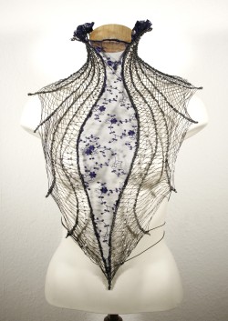 fringefashion:  Wired Blue Lace Top by CEXN 