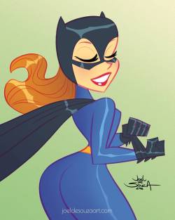 joeldesouzaart:  Hey, guys! Here’s Batgirl getting ready to