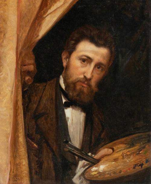 portraituresque:    KAREL OOMS (1845-1900) - self portrait