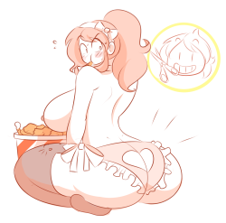 theycallhimcake:  Doodled some huge butt girl for some nerd >:u 