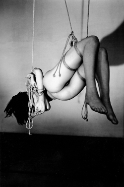 onlyoldphotography:  Nobuyoshi Araki: Hanging woman (from Bondage),