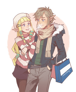 finnichang:  SS!Zelink forever >w< Winter fashion is my