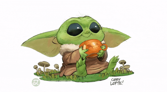 gffa:  Baby Yoda - Cory Loftis | animated by Juliano Castro
