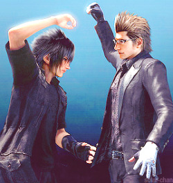 solar-chan:“That’s what i call teamwork” - Gladiolus Amicitia Final