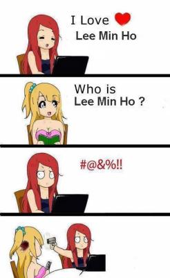 Pfff.. bien merecido! xD #LeeMinHo via Vingle.net