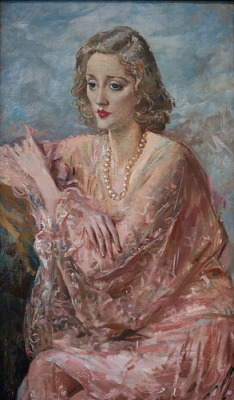 void-dance:  Painting by Augustus John: Tallulah Bankhead (1930)