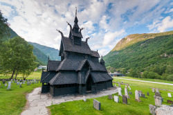 scandinavia-mania:  Norway, Stave Church (Borgund) by p_h_o_t_o_m_i_c