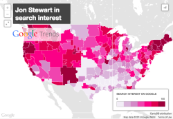 vox:  Google News Lab has been tracking just how much people
