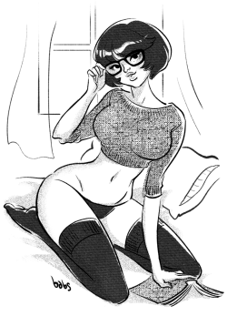 babsdraws:  <3 Warm up drawing of #Velma for Sketch Dailies today! #sketch_dailies <3