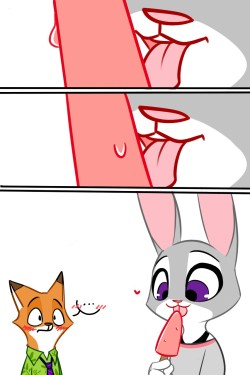 ripmyplace:  Nickscream   Judy hopps x Nick wilde 