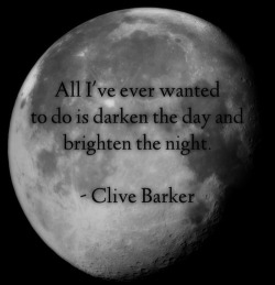 slobbering:  Clive Barker