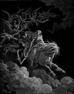 cursedwithfire: Gustave Doré - The Vision Of Death (Or Death