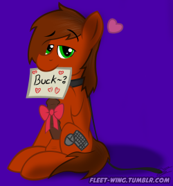 fleet-wing:  ART TRADE WITH STONE-COLD-BRONY  X3 Cute AND naughty~!