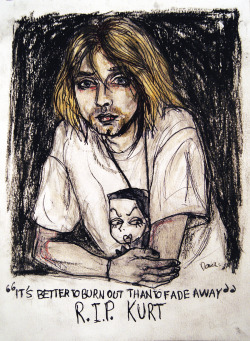 come-as-nirvana:  lucasjoglar:  rest in peace kurt cobain, you’re