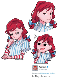 plasticiv:100% convinced that Wendy’s is a smug anime girl.(Inspired