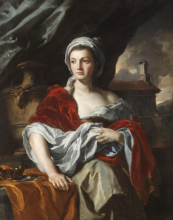vcrfl-blog:Francesco Solimena: Portrait of a Woman, before 1705.
